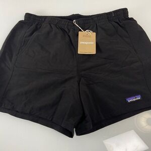 Patagonia Women's Barely Baggies Shorts 2.5 in Black  Nylon Large Hiking Casual‎